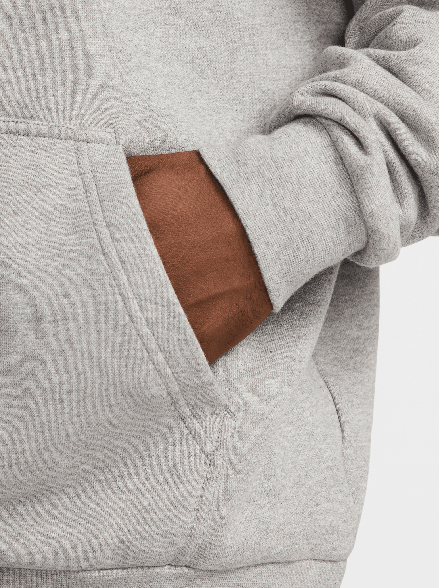 French Terry Oversized Pullover Hoodie