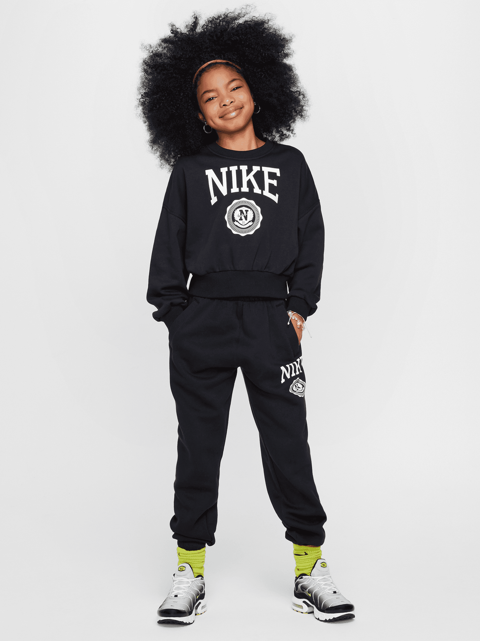 Sportswear Club French Terry Crew-Neck Sweatshirt Youth