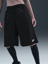 Mid-Rise Loose Longline Shorts