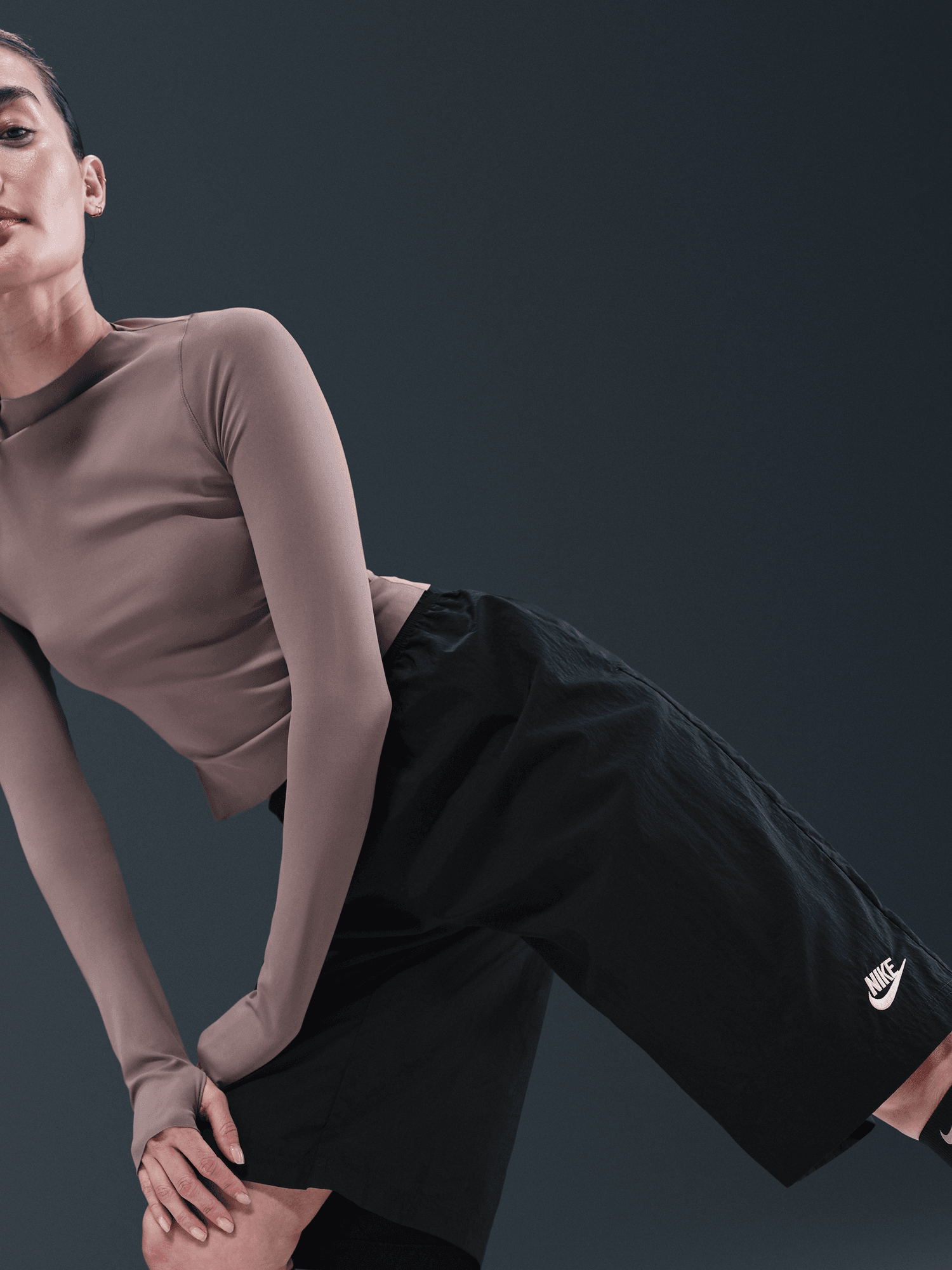 Mid-Rise Loose Longline Shorts