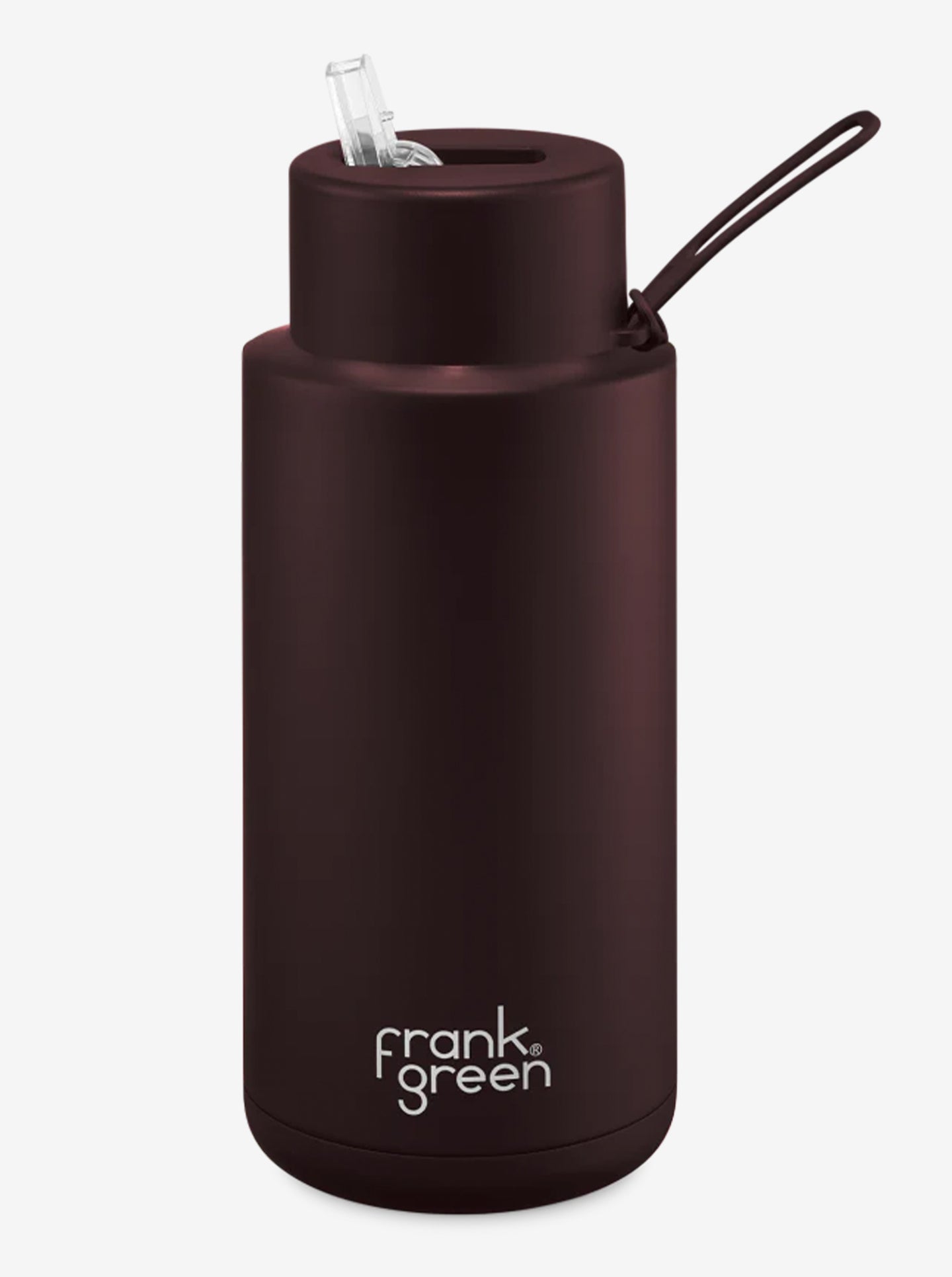 Ceramic Reusable Bottle Chocolate 34oz
