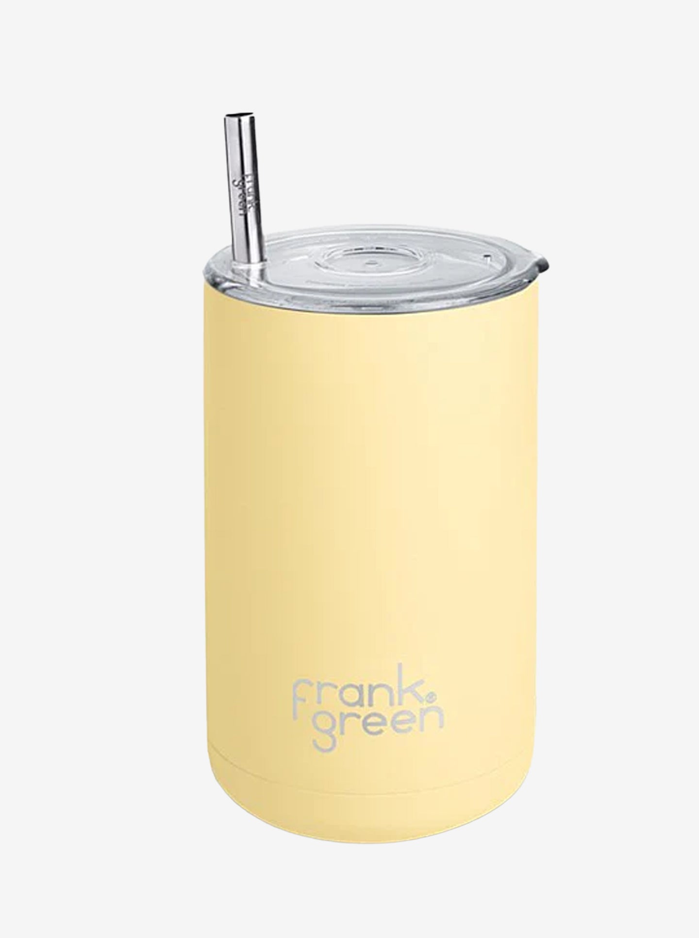 Iced Coffee Cup with Straw