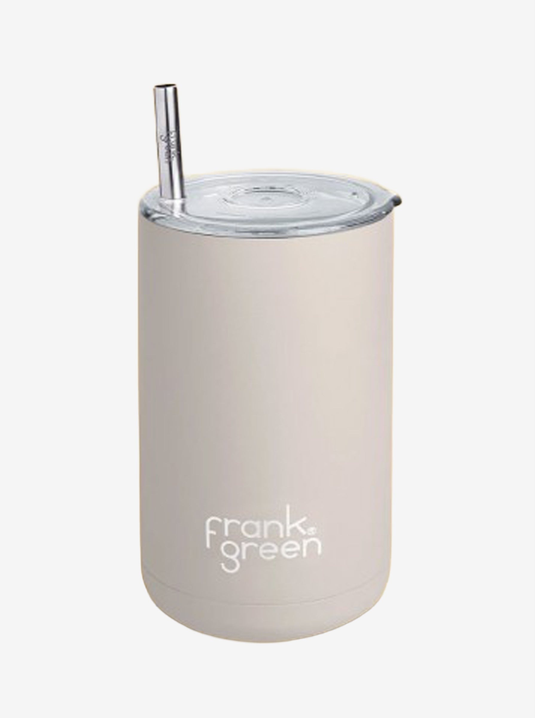 Iced Coffee Cup With Straw