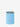Ceramic Coffee Cup Hinged Lid Sky Blue 12oz