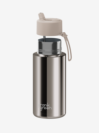 Ceramic Reusable Bottle with Flip Straw 34oz