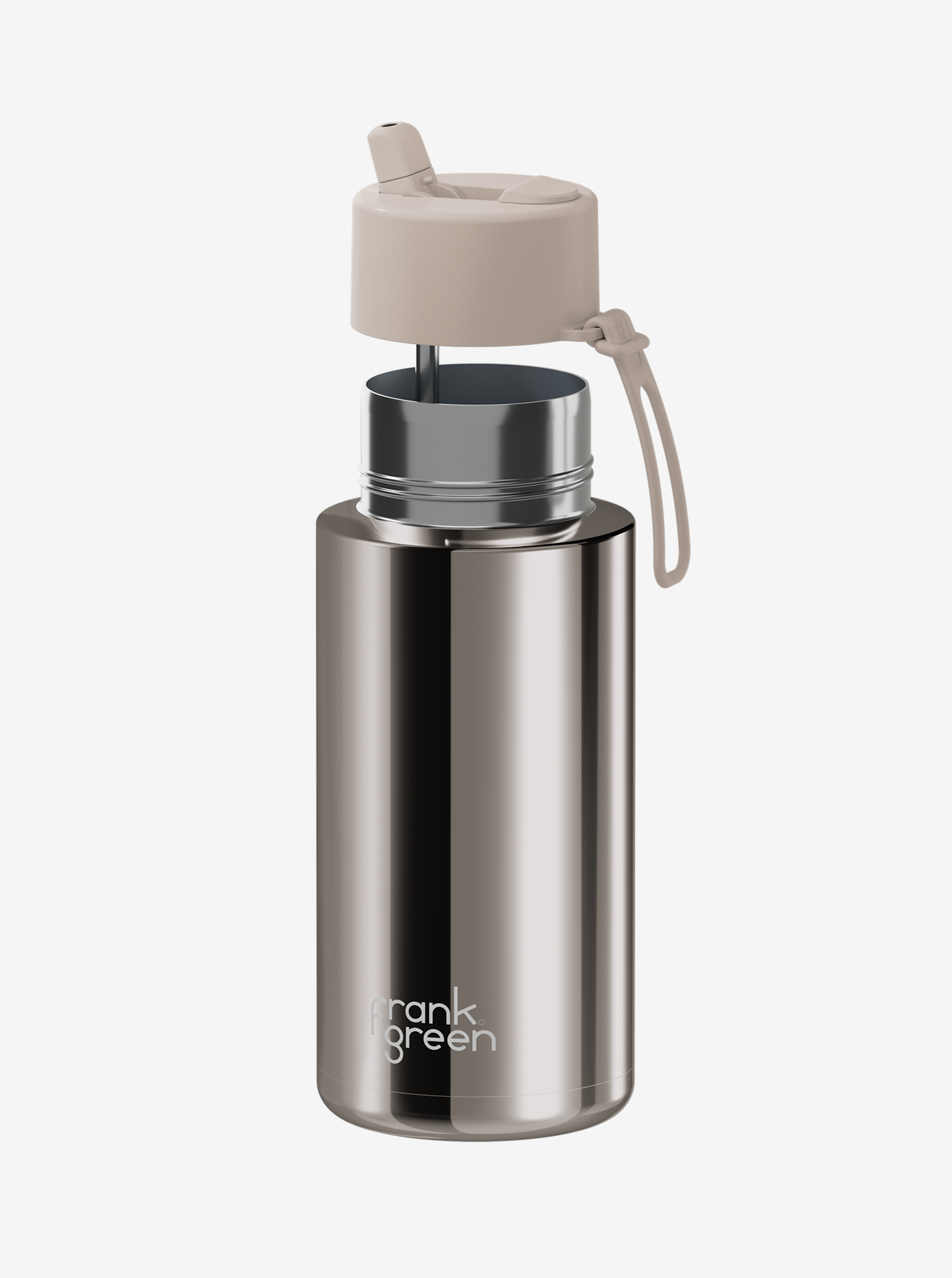 Ceramic Reusable Bottle with Flip Straw 34oz