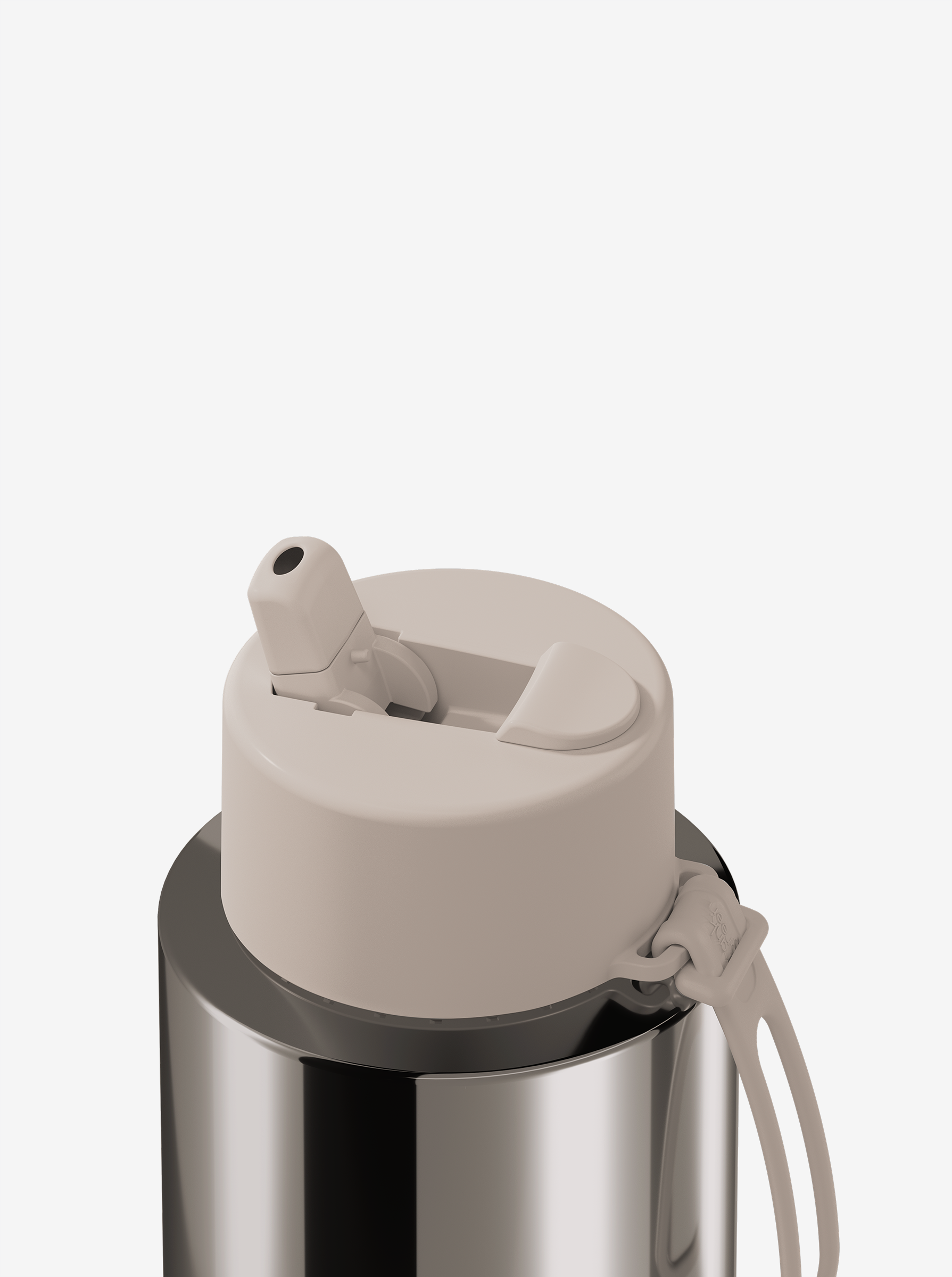 Ceramic Reusable Bottle with Flip Straw 34oz