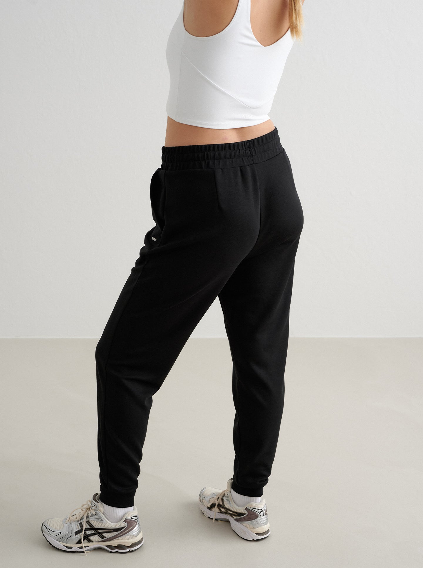 Black Comfy Modal Pants