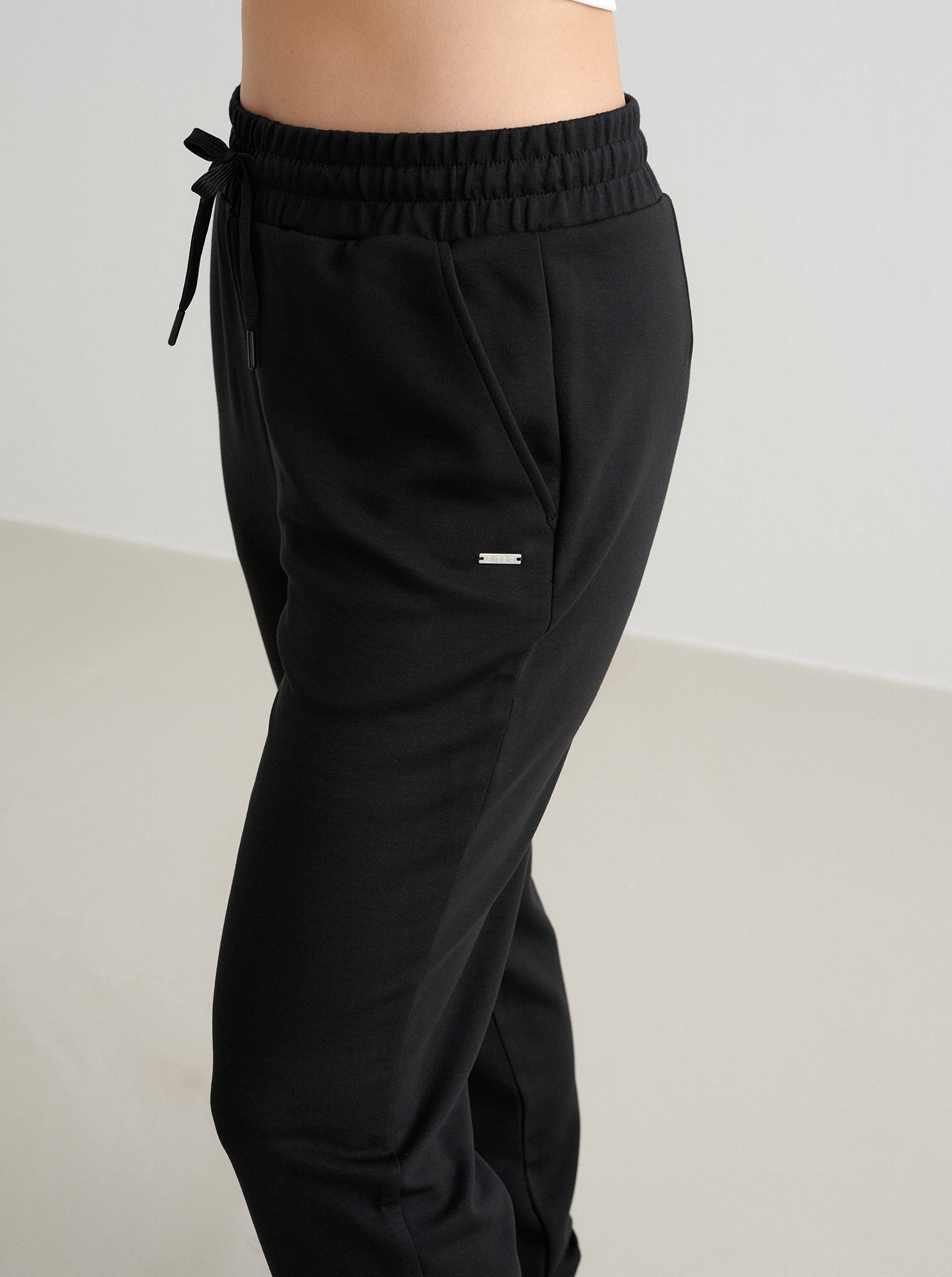 Black Comfy Modal Pants