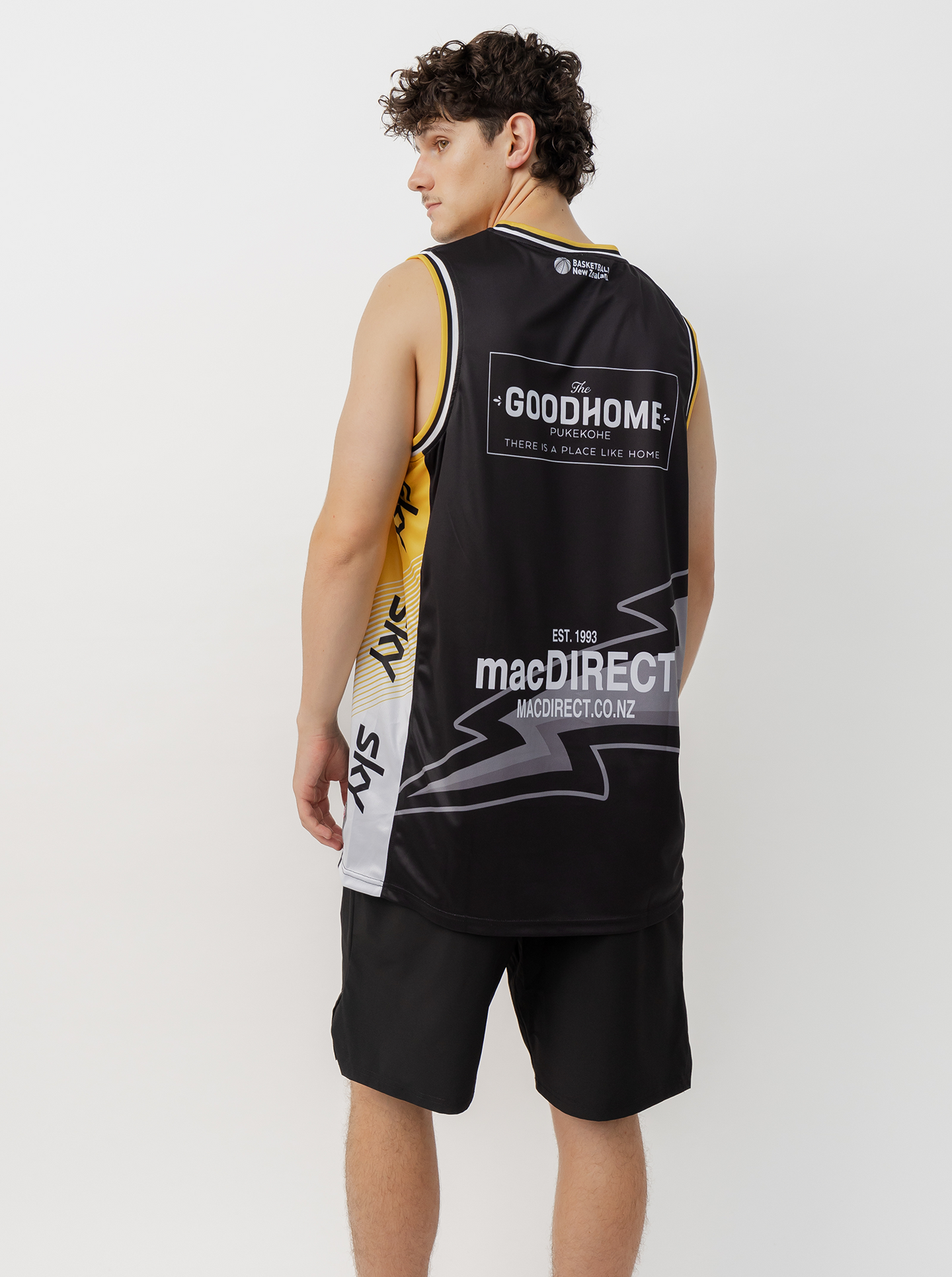 NZNBL Franklin Bulls Home Singlet Mens