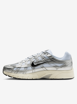 Nike M P-6000 - White/Black-Metallic Silver-Flt Silver