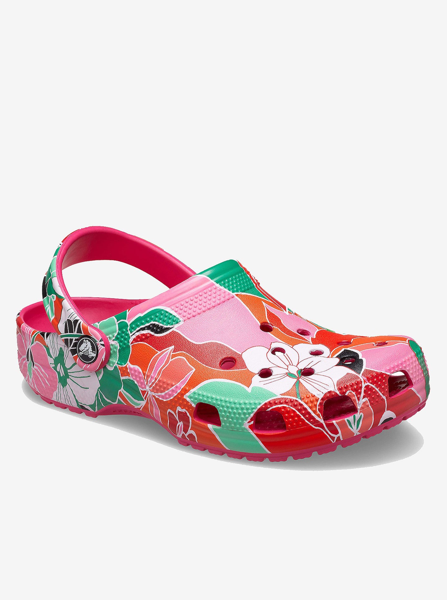 Classic Clog Woodcut Floral Unisex