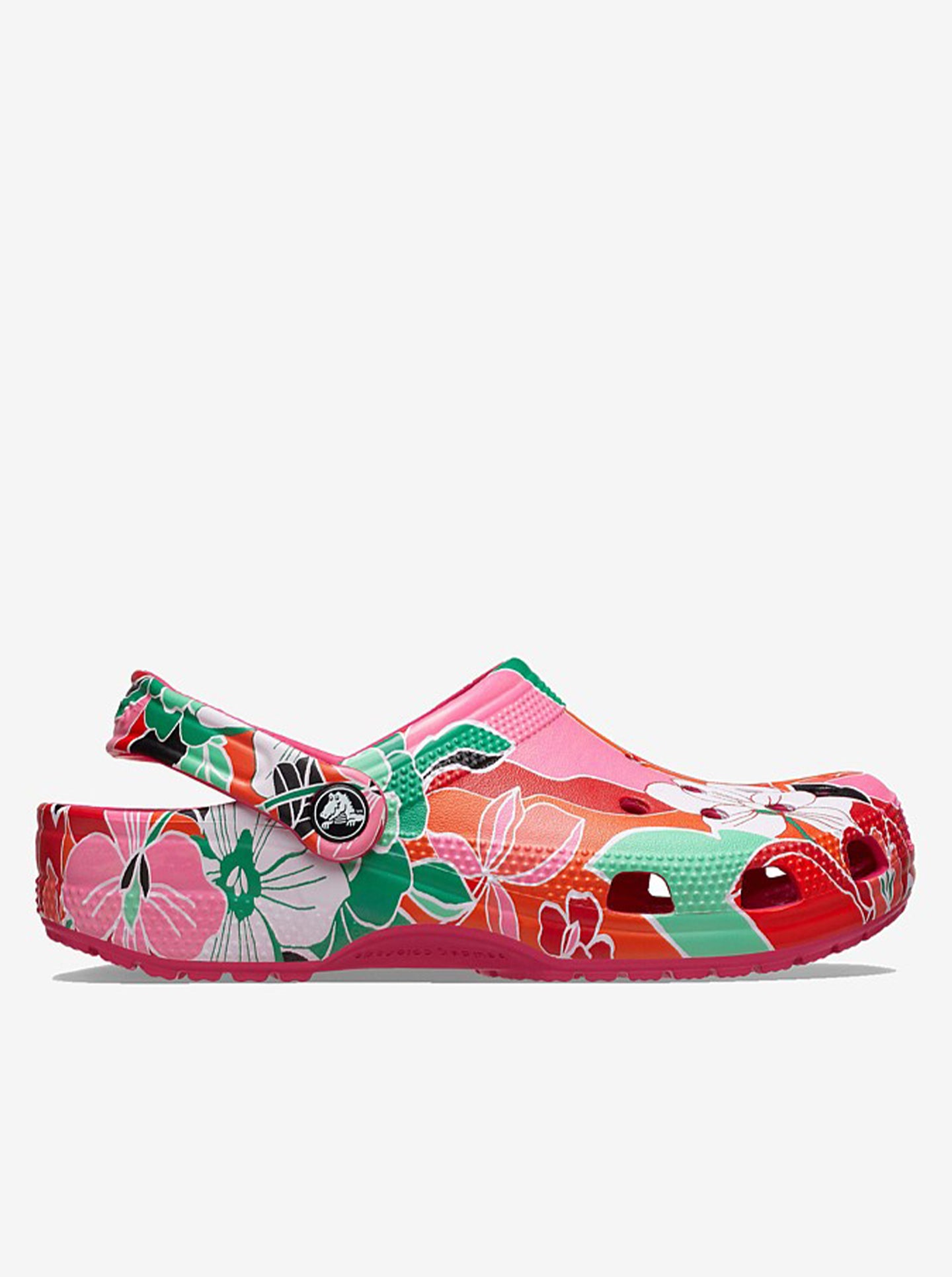 Classic Clog Woodcut Floral Unisex
