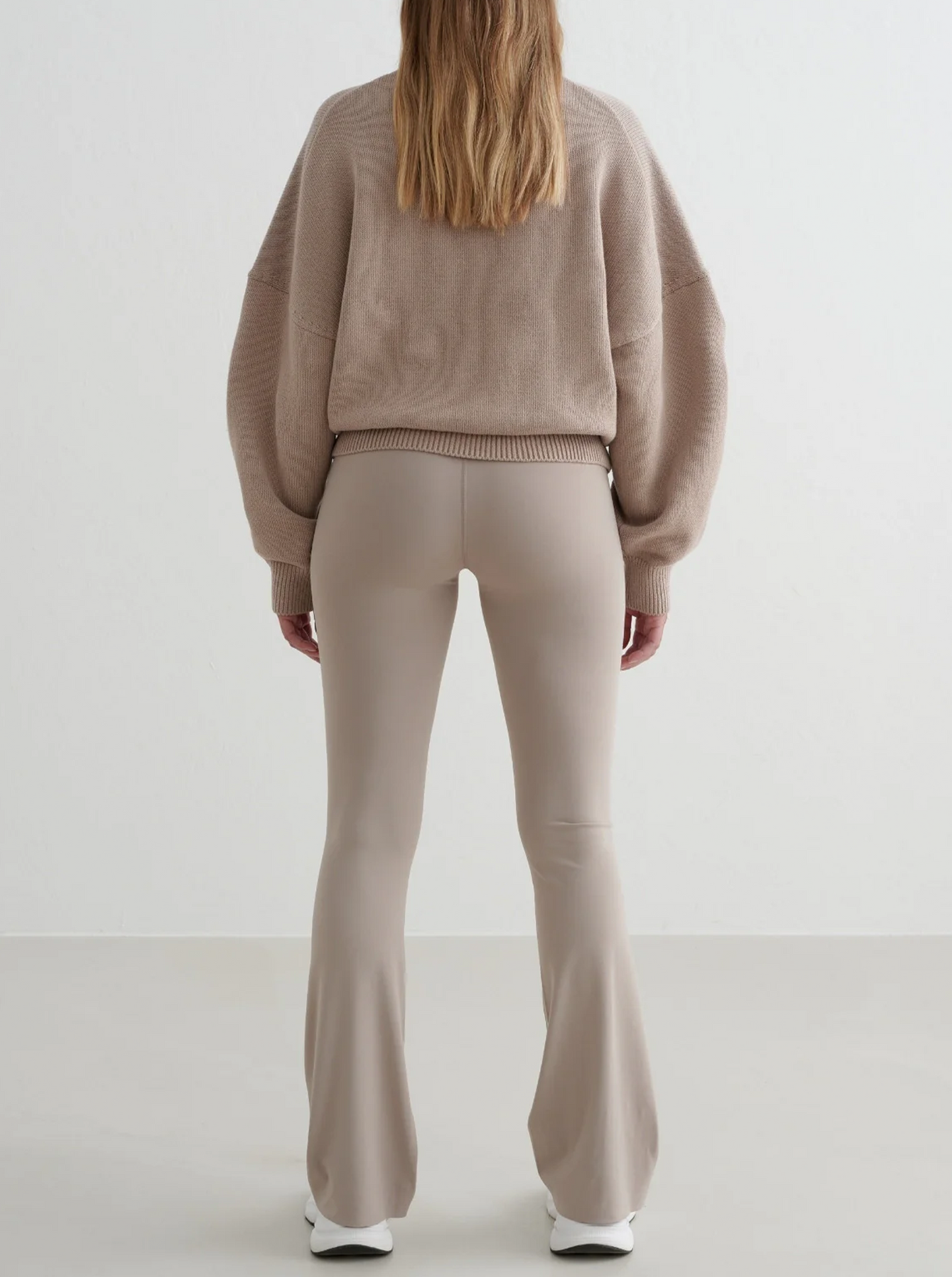 Dark Clay College Knit Half Zip