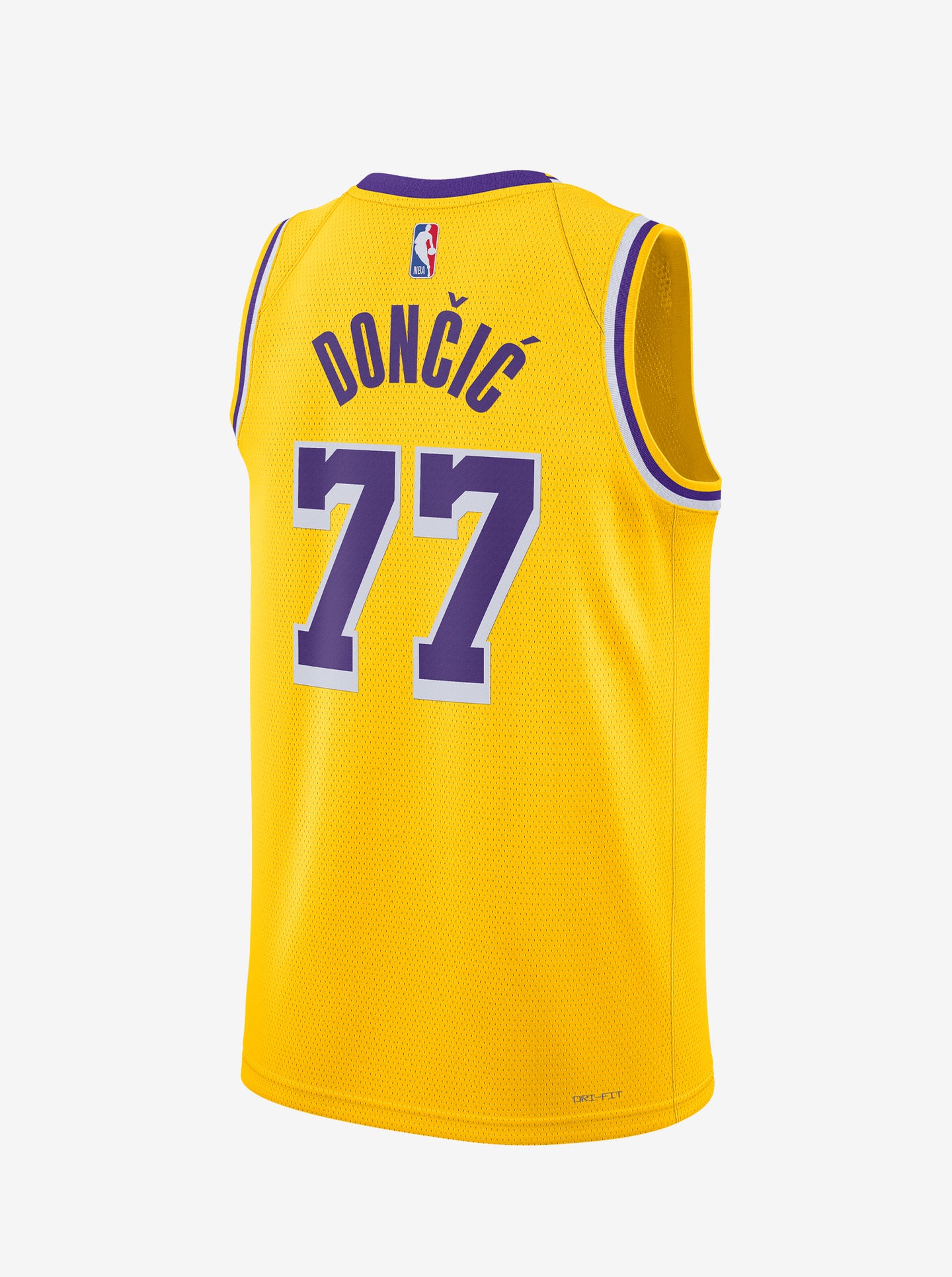 NBA Los Angeles Lakers Luca Doncic #77 Icon Edition Swingman Jersey