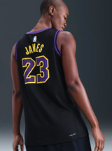 Lebron James Los Angeles Lakers City Edition Swingman Jersey