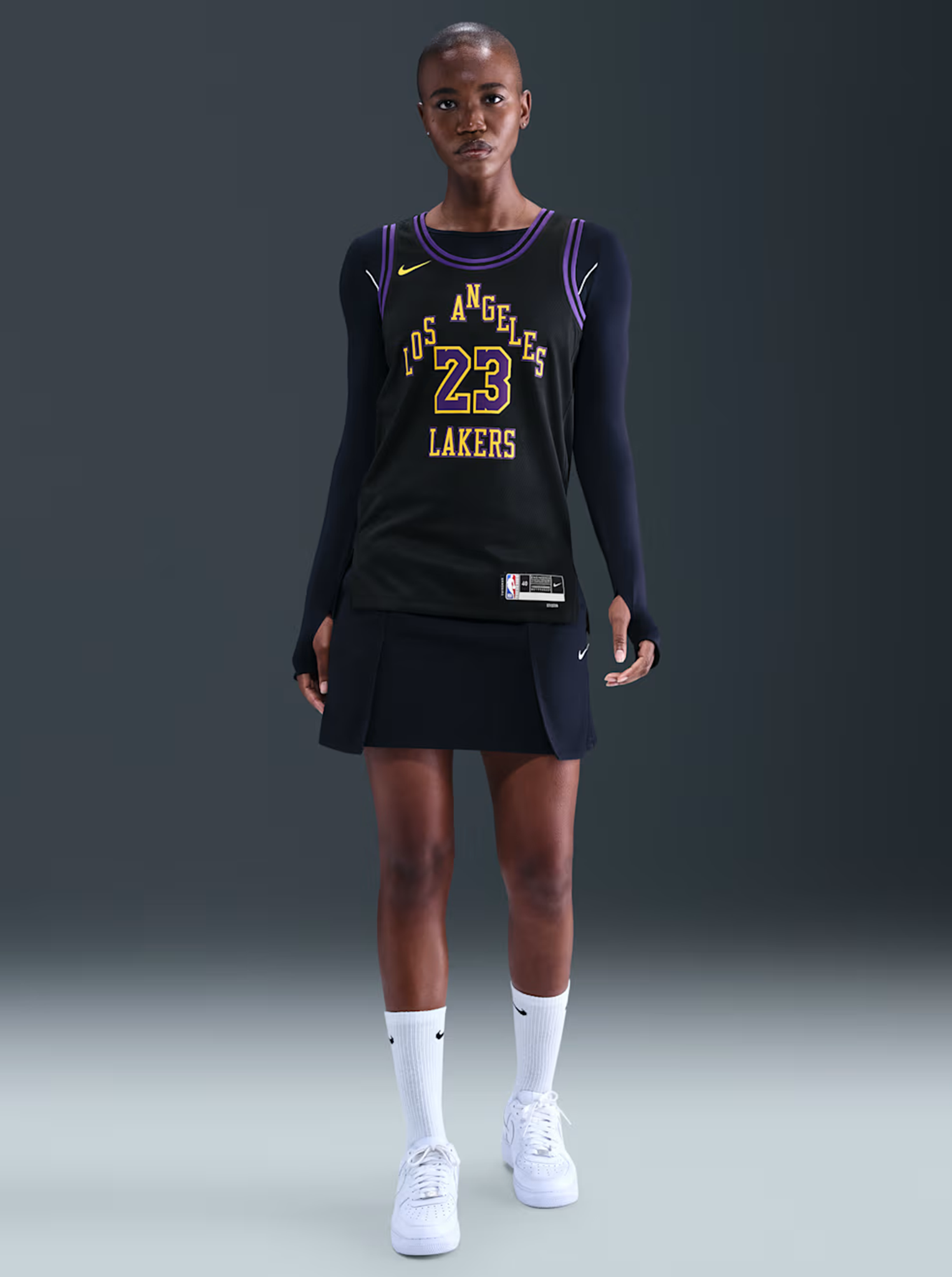 Lebron James Los Angeles Lakers City Edition Swingman Jersey