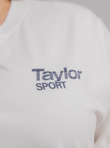 Graphic Run Tee in White