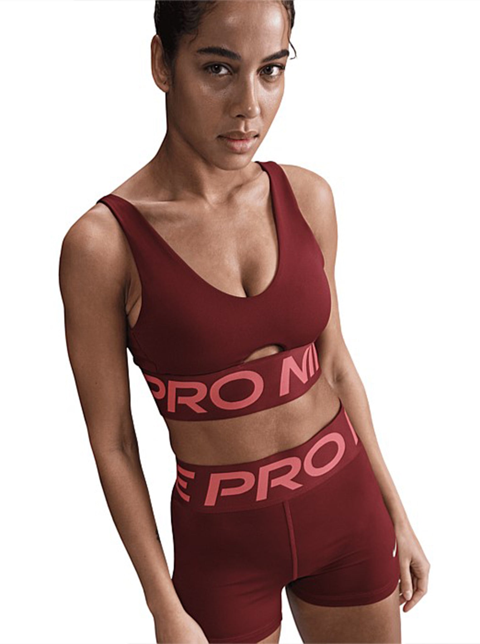 Pro Indy Plunge Medium-Support Padded Sports Bra