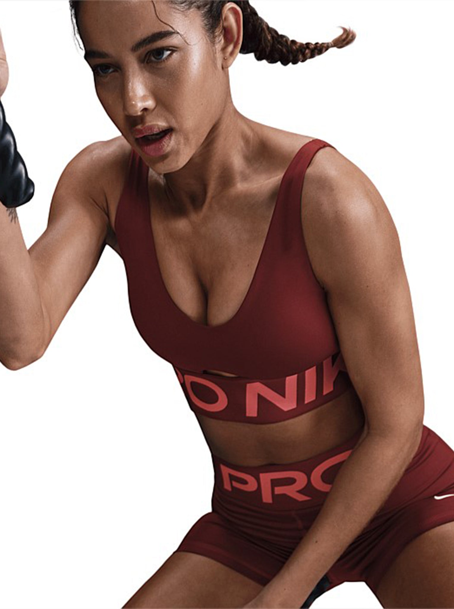 Pro Indy Plunge Medium-Support Padded Sports Bra