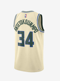 Milwaukee Bucks Giannis Antetokounmpo City Edition Swingman Jersey