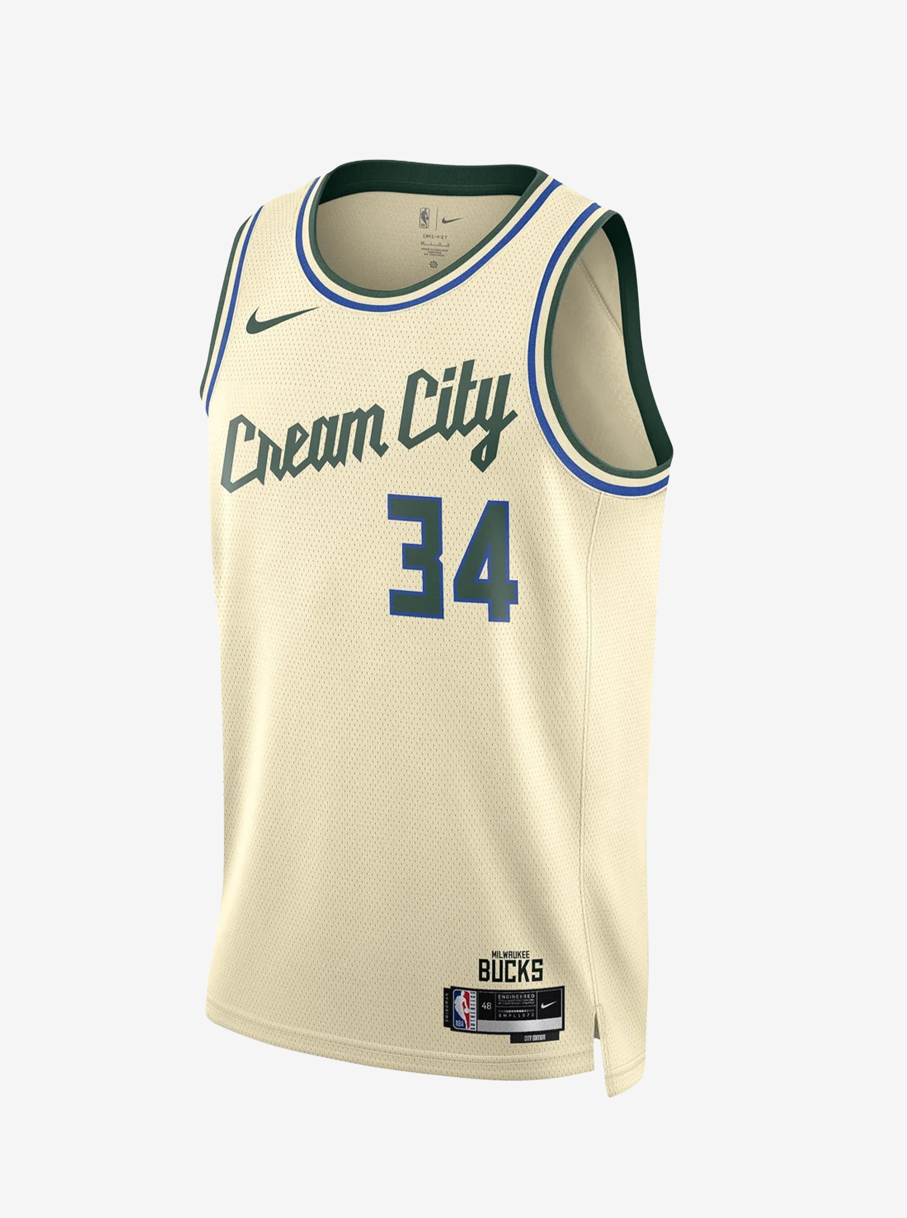 Milwaukee Bucks Giannis Antetokounmpo City Edition Swingman Jersey