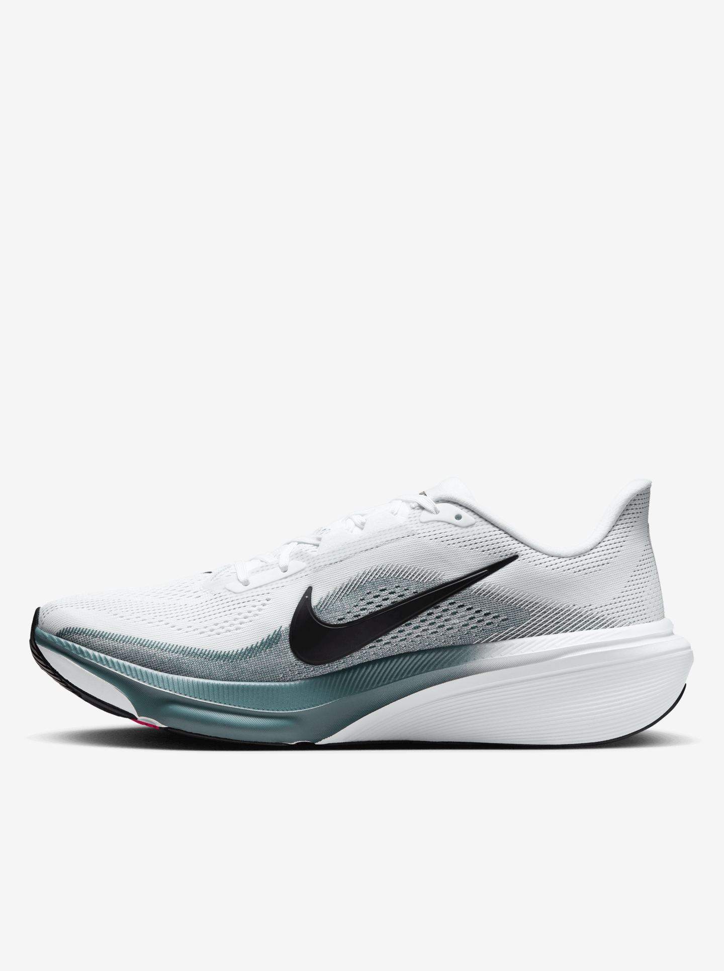 Nike M Air Zoom Pegasus 42 - White/Black-Mineral Slate-Hyper Pink