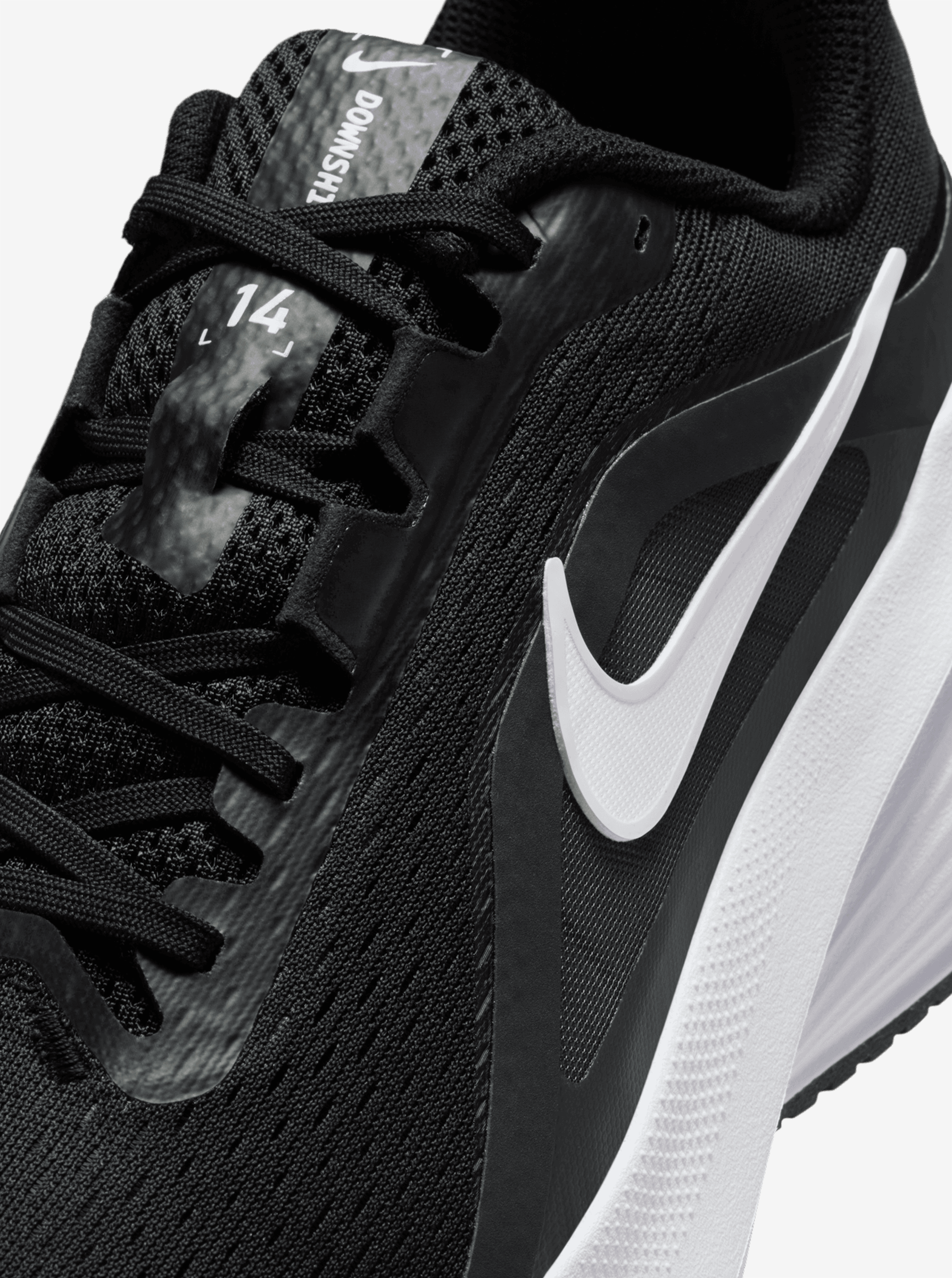 Nike M Downshifter 14 - Black/White-Anthracite-Wolf Grey