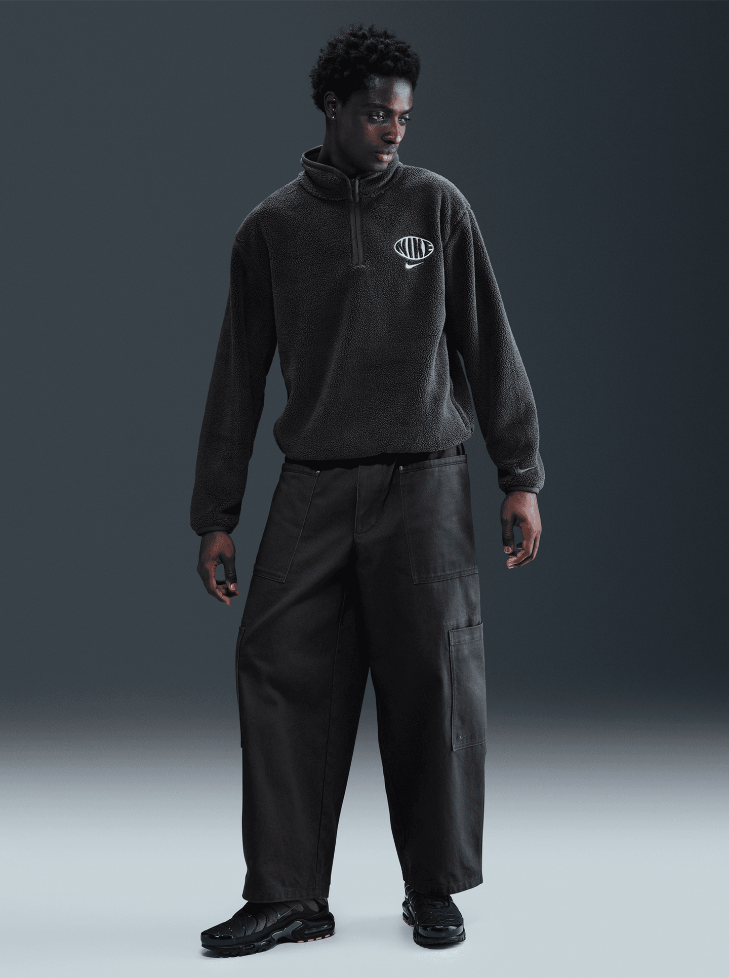 1/4 Zip Sherpa Track Top