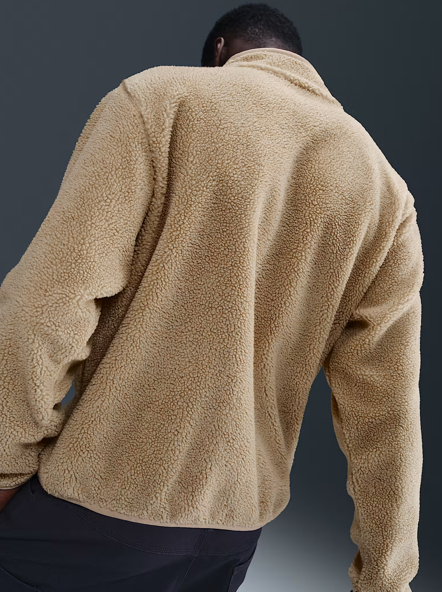 1/4 Zip Sherpa Track Top
