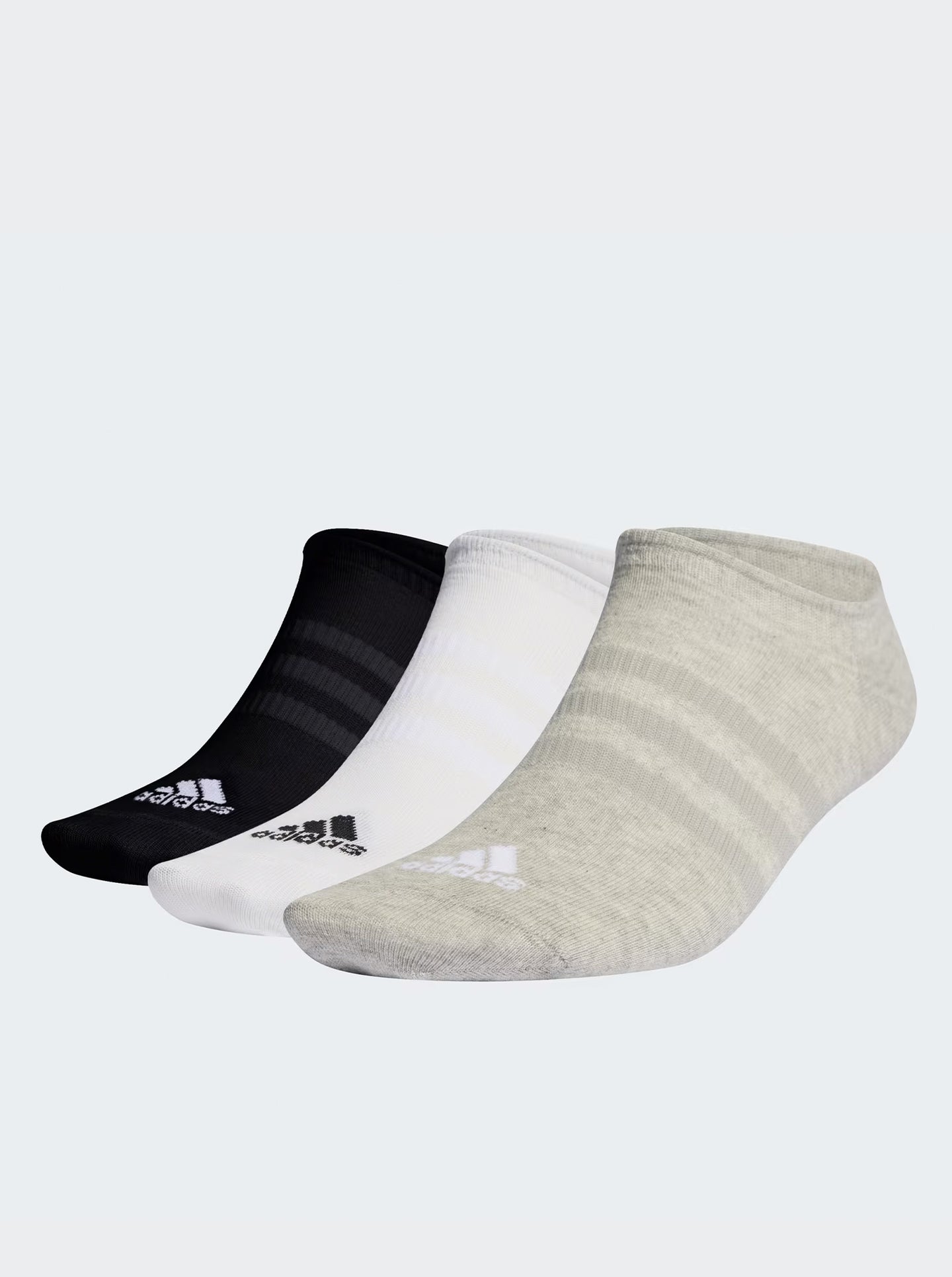 Thin and Light No-Show Socks 3 Pairs