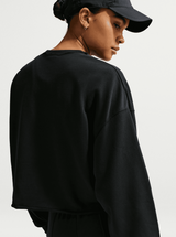 French Terry Crew-Neck Sweatshirt