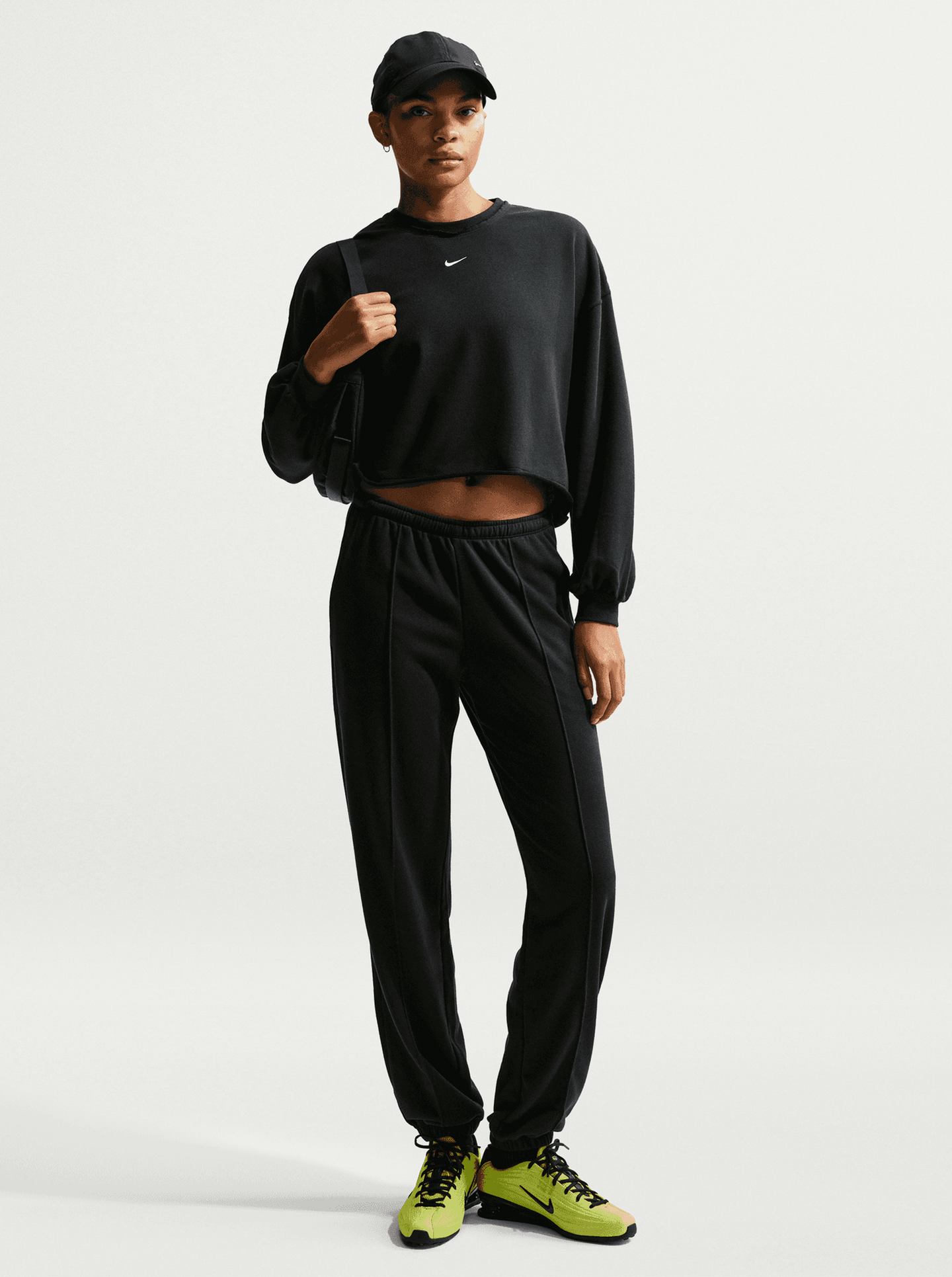 French Terry Crew-Neck Sweatshirt