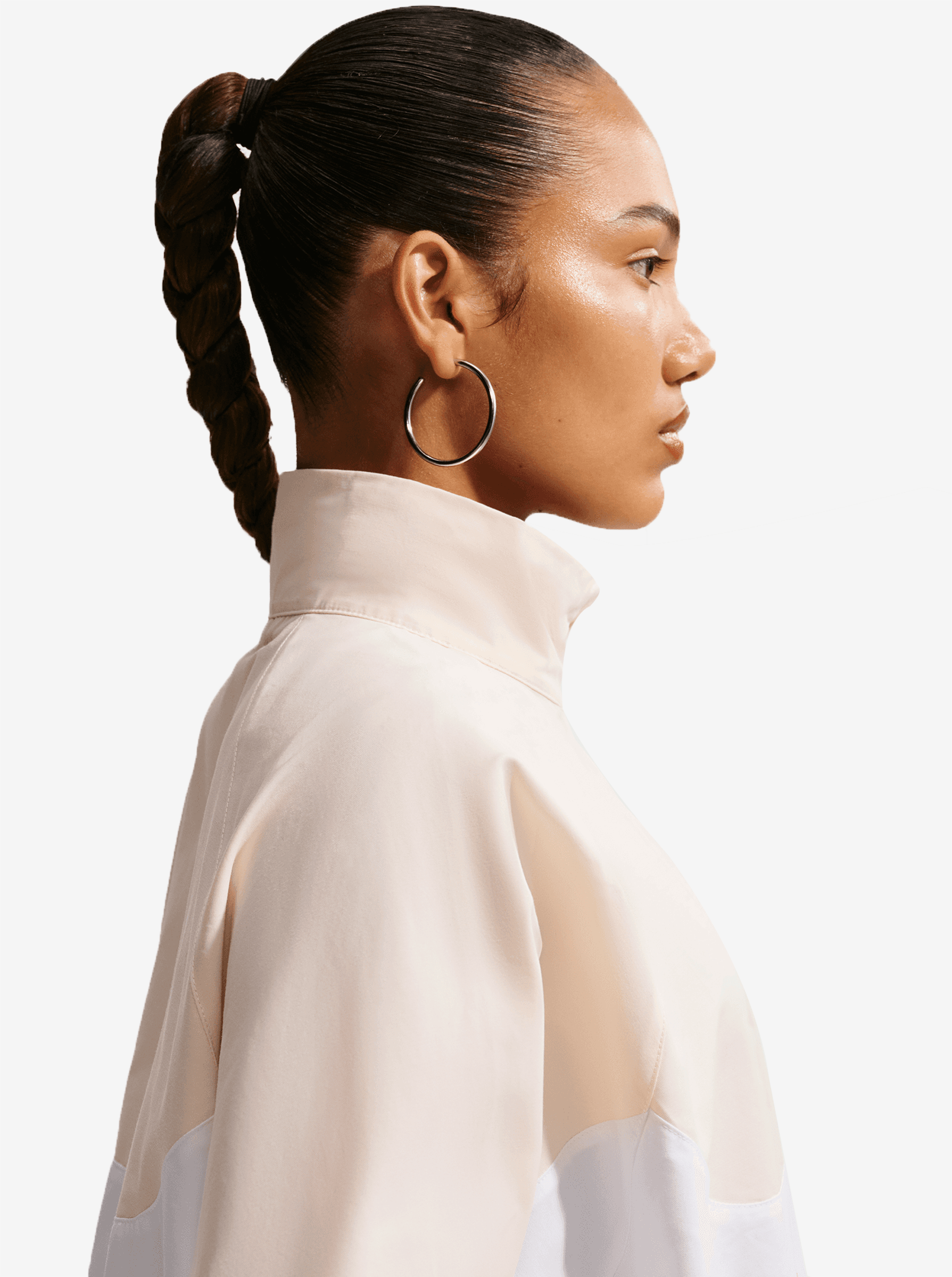 Oversized 1/4-Zip Jacket