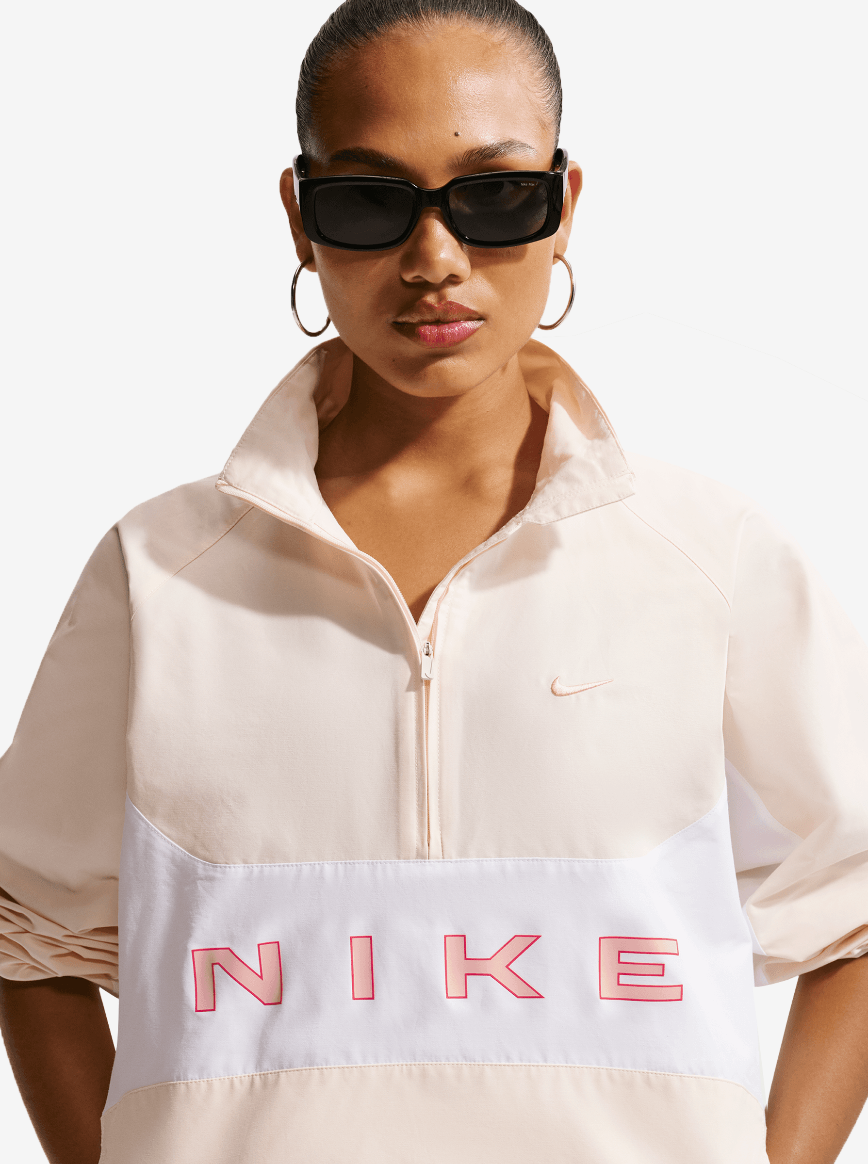 Oversized 1/4-Zip Jacket