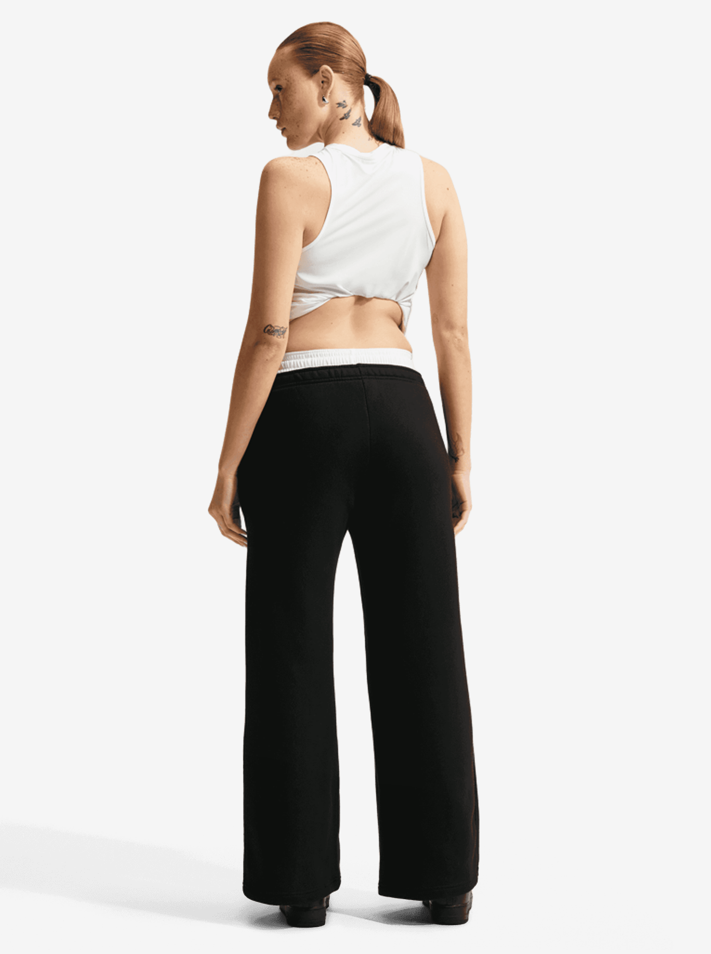 Studio Fleece Wide-Leg Pants