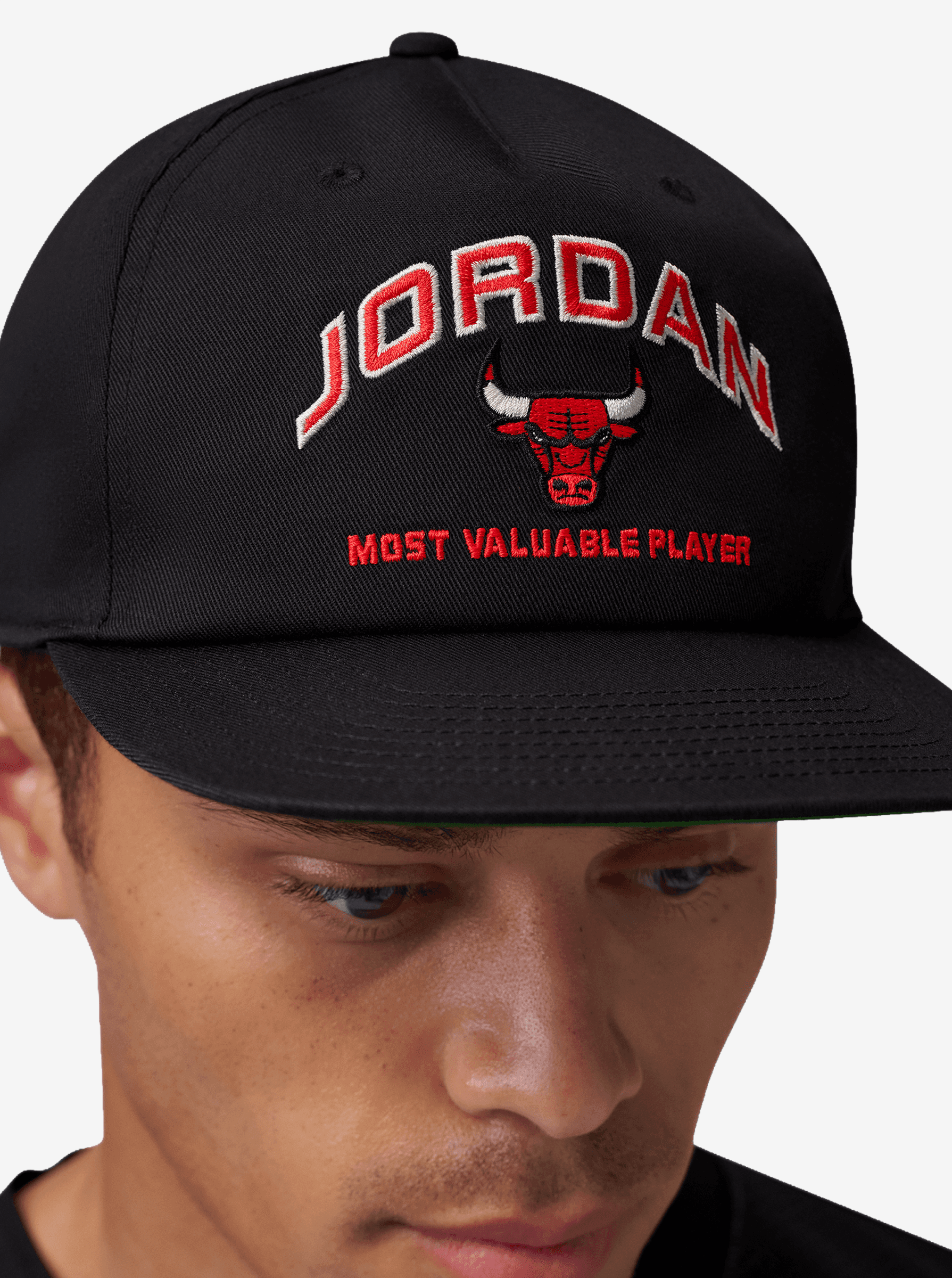 Nike U J Pro Cap US FB FE DC 5PNL - Black/Black/Kelly Green/White