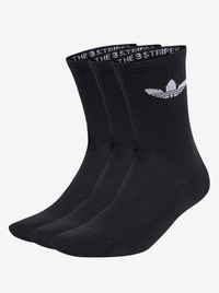Trefoil Cushion Crew Socks 3 Pairs