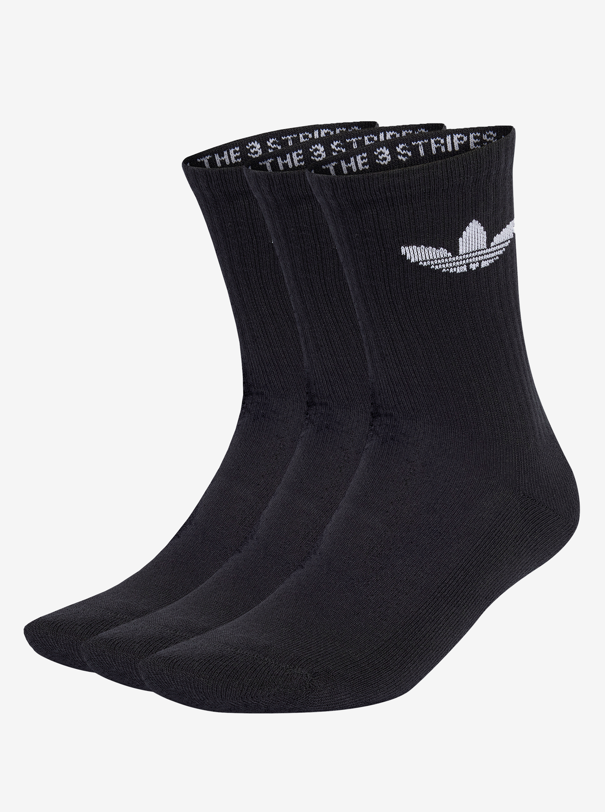 Trefoil Cushion Crew Socks 3 Pairs