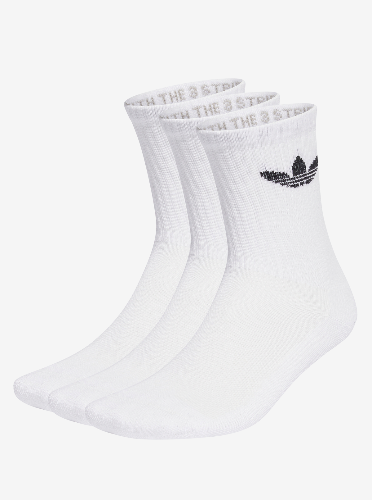 Trefoil Cushion Crew Socks 3 Pack Unisex