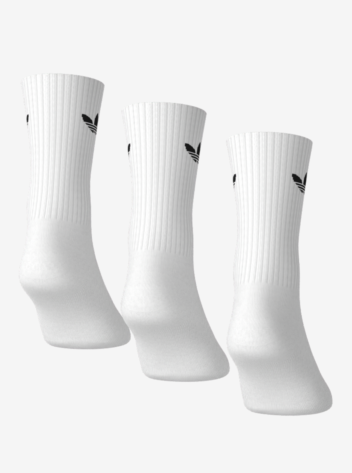 Trefoil Cushion Crew Socks 3 Pack Unisex