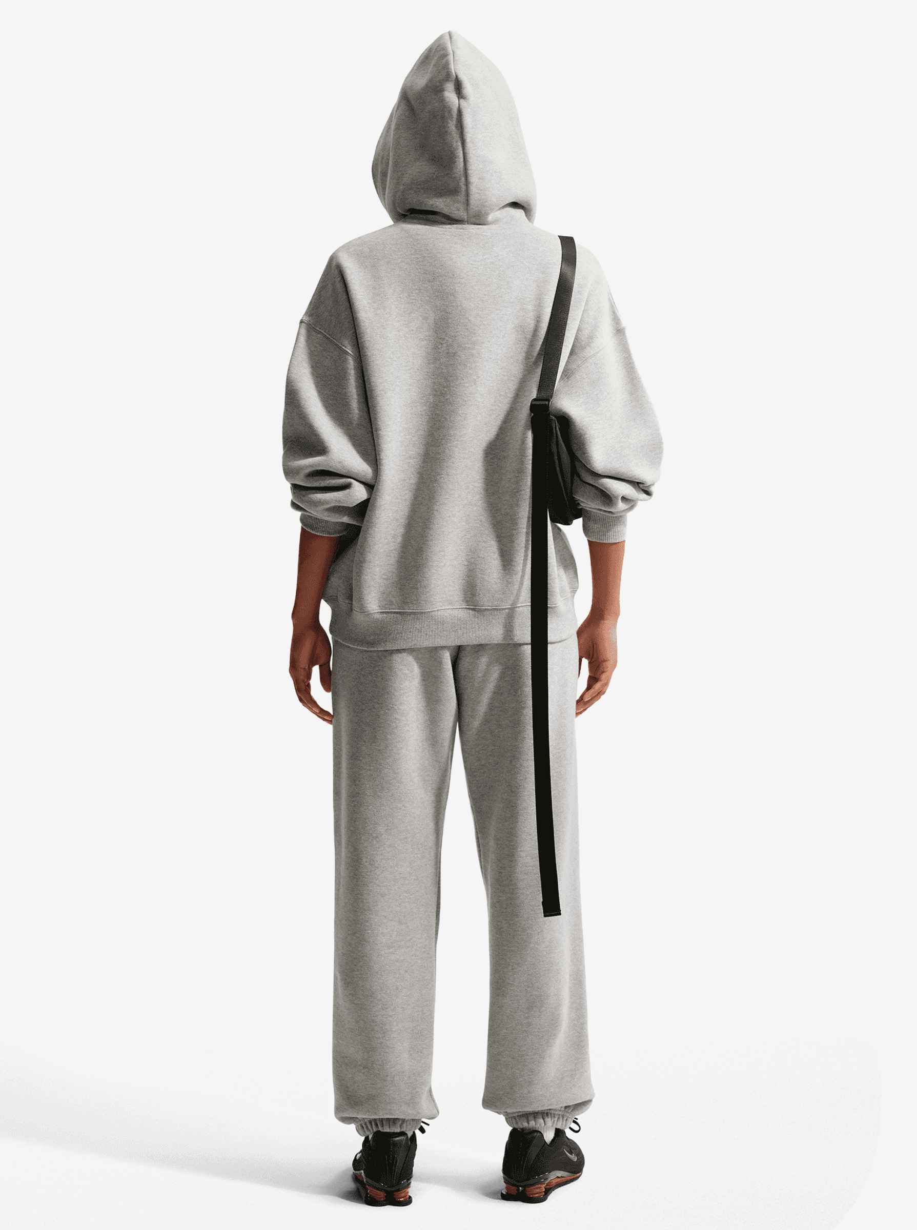 High-Rise Oversized Cuffed Pants