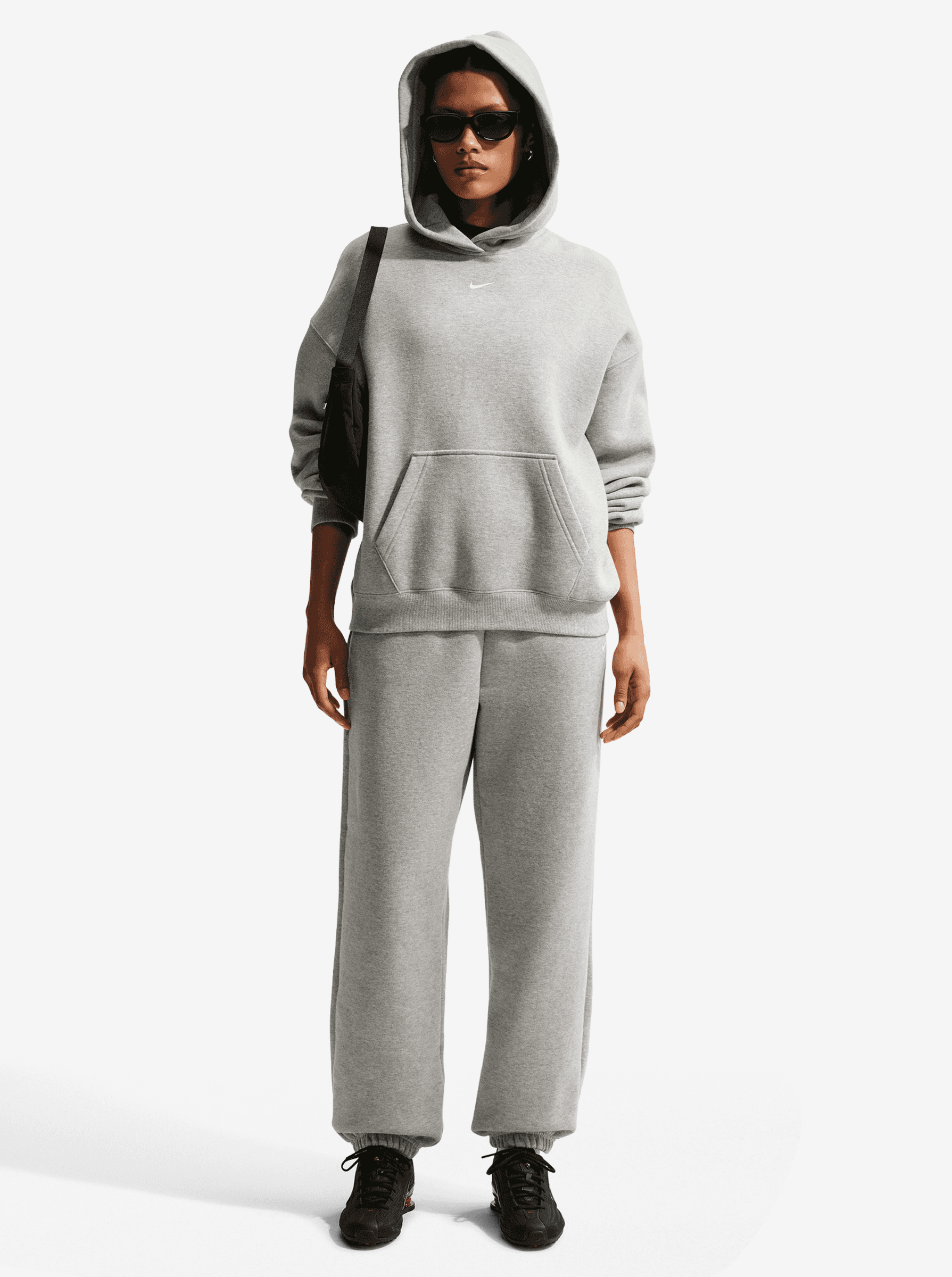 High-Rise Oversized Cuffed Pants
