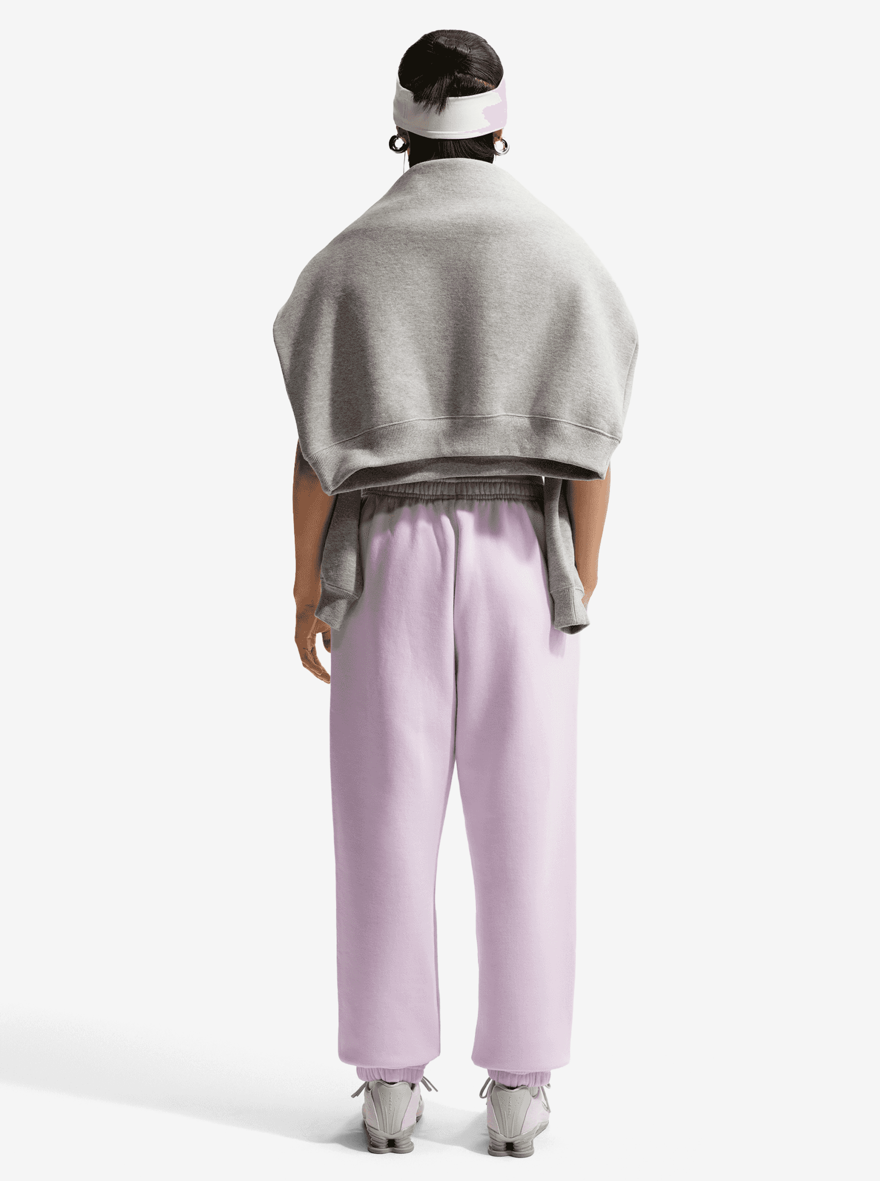 High-Rise Oversized Cuffed Pants