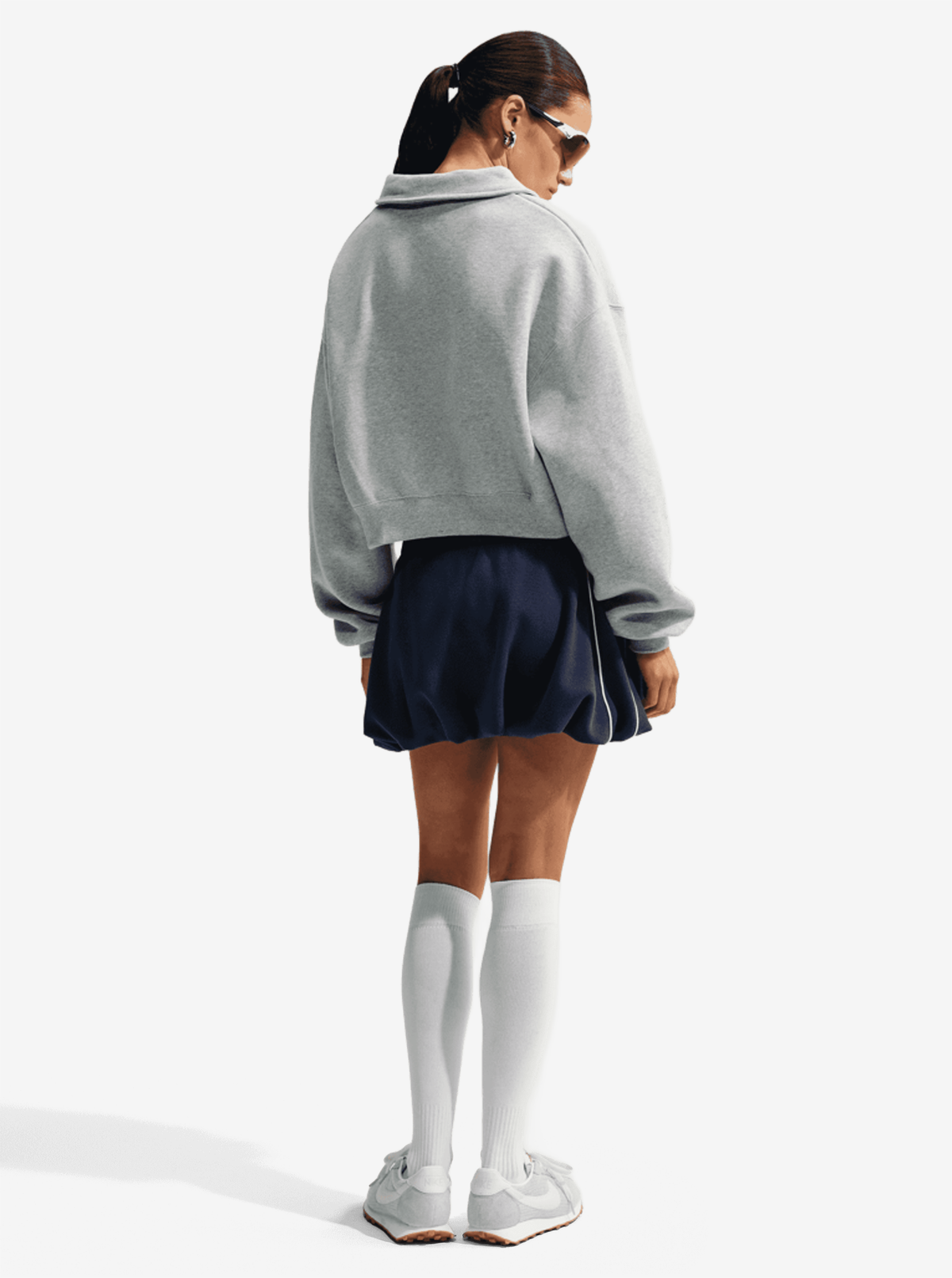 Studio Fleece Medium Weight Cropped Polo