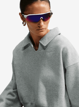 Studio Fleece Medium Weight Cropped Polo