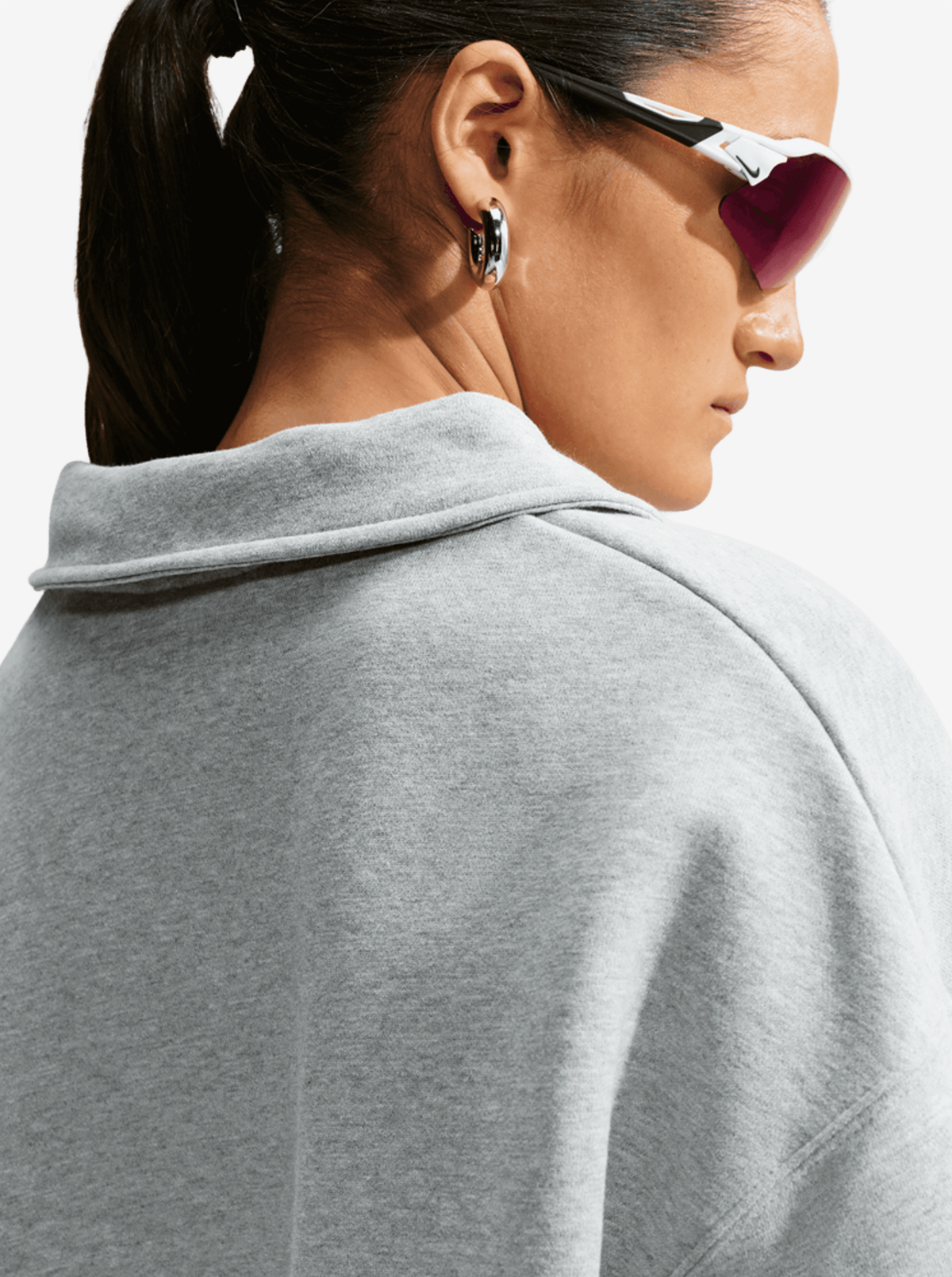 Studio Fleece Medium Weight Cropped Polo