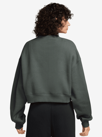 Studio Fleece Oversized Cropped Crew
