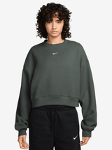Studio Fleece Oversized Cropped Crew