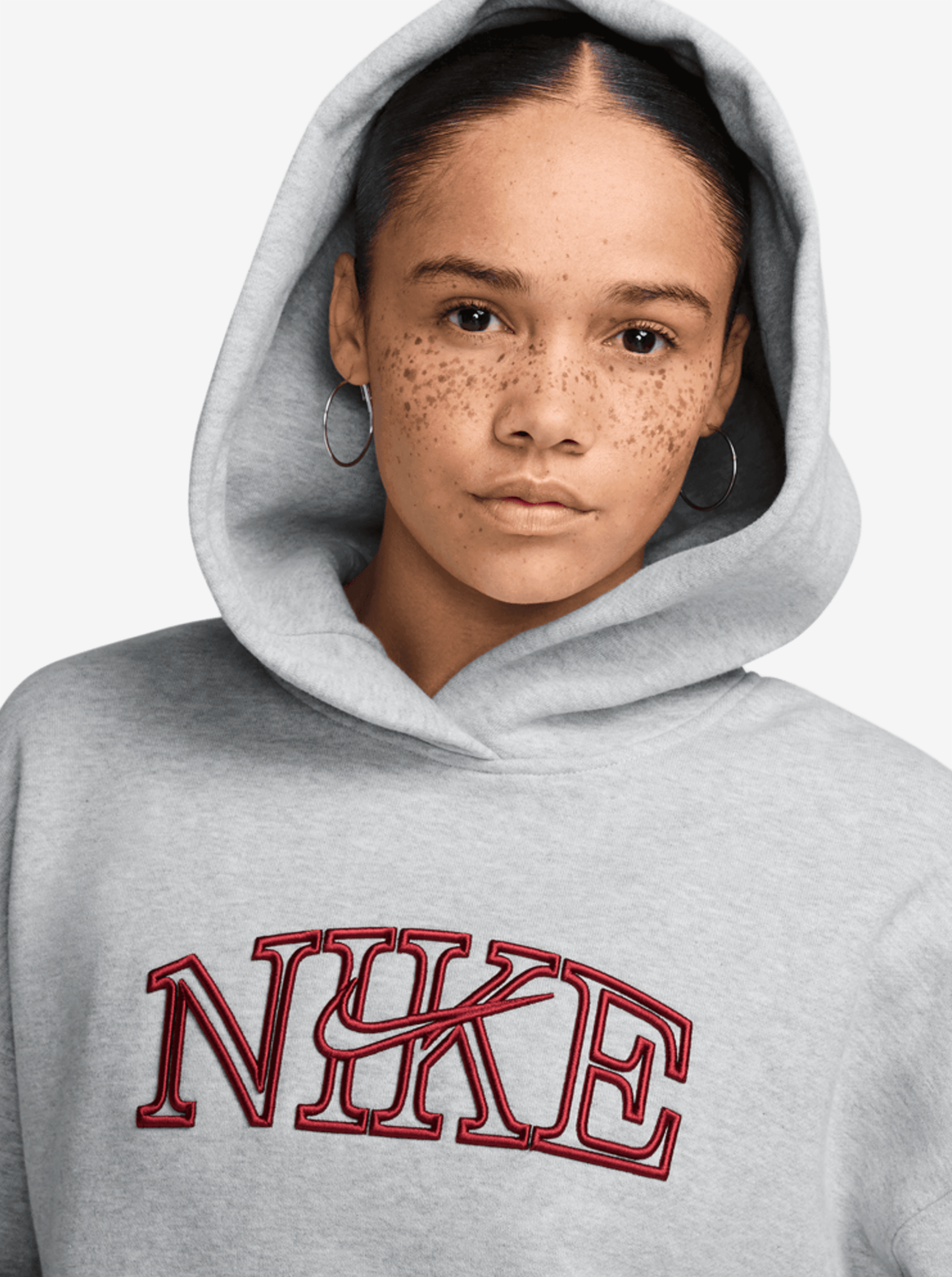 Oversized Pullover Logo Hoodie